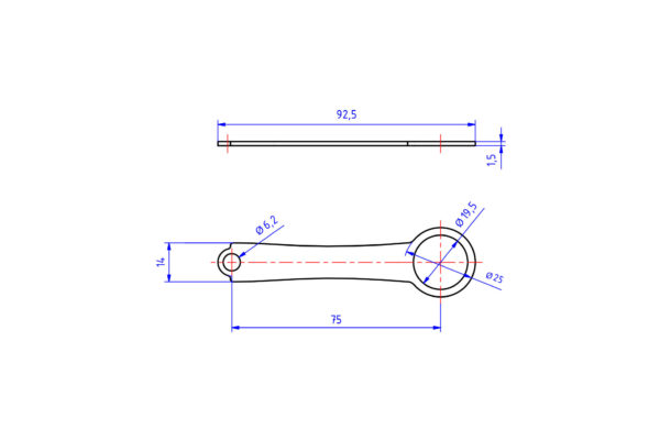 Fluid tank mounting bracket – Bild 3