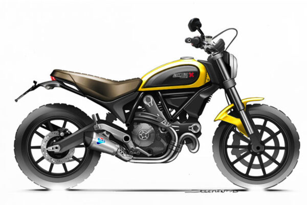 Scrambler 1107 Racing Titanium Silencer Low – Bild 3